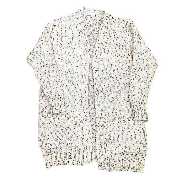 Colorful Speckled Knit Cardigan Size Small - Picture 1 of 7